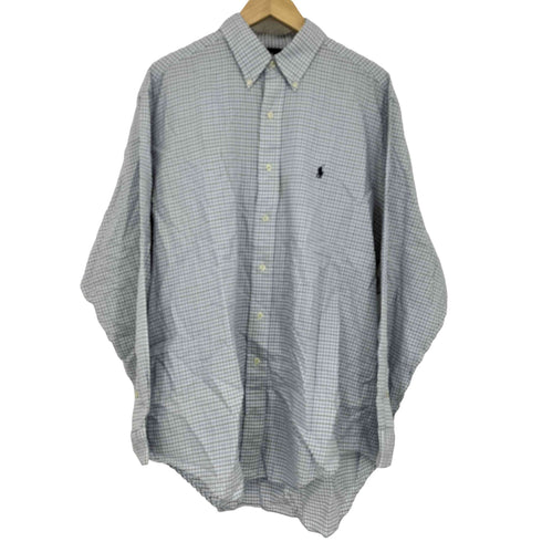 ラルフローレン RALPH LAUREN yarmouth ボタンダウンチェックシャツ メンズ 16 34/35