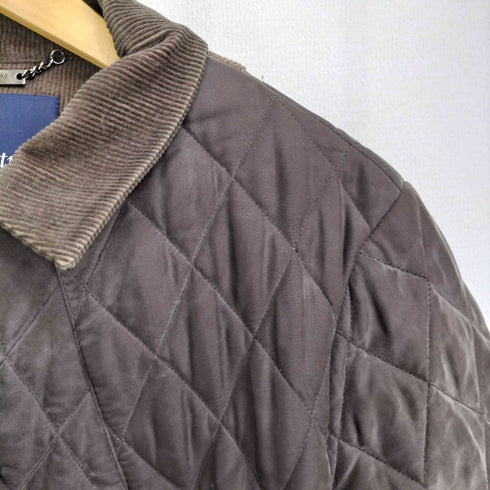 アクアスキュータム AQUASCUTUM LONDON 襟コーデュロイ キルティングジャケット レディース import:L