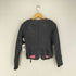 ロイヤルパーティー ROYAL PARTY lamb leather ラムレザーダブルジップノーカラージャケット レディース 36