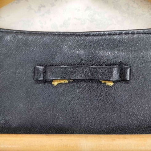 ロイヤルパーティー ROYAL PARTY lamb leather ラムレザーダブルジップノーカラージャケット レディース 36