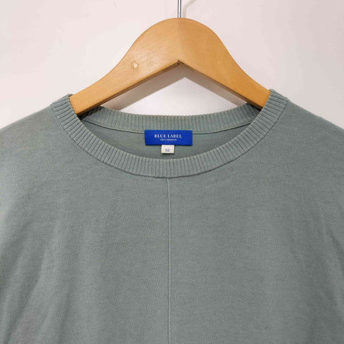 ブルーレーベルクレストブリッジ BLUE LABEL CRESTBRIDGE セミハイツイストコットン プルオーバーニット レディース JPN:38