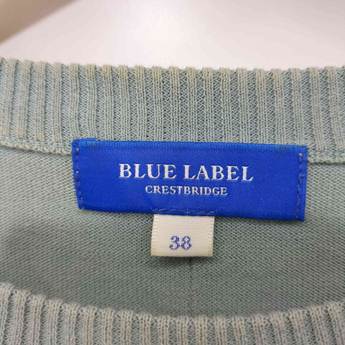 ブルーレーベルクレストブリッジ BLUE LABEL CRESTBRIDGE セミハイツイストコットン プルオーバーニット レディース JPN:38