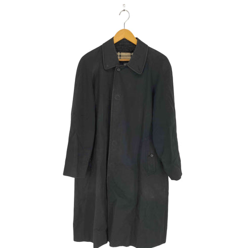 バーバリーロンドン BURBERRY LONDON MADE IN ENGLAND 裏地ノバチェック比翼ステンカラーコート メンズ 44