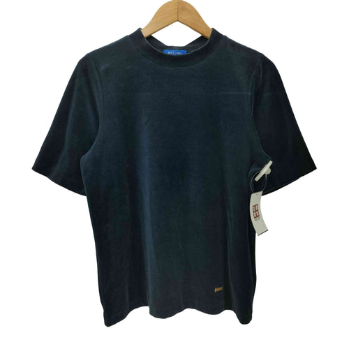 ブルーレーベルクレストブリッジ BLUE LABEL CRESTBRIDGE ロゴプレート ベロア カットソー レディース JPN:38