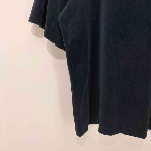 ブルーレーベルクレストブリッジ BLUE LABEL CRESTBRIDGE ロゴプレート ベロア カットソー レディース JPN:38