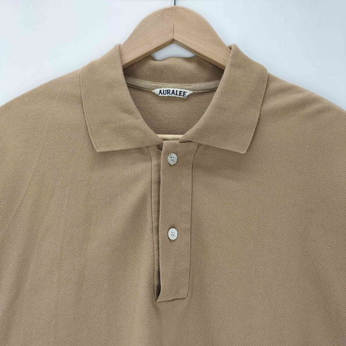 オーラリー AURALEE 23SS Super Fine Cotton Pique Big Polo スーパー ファイン コットン ピケ S/S ビック ポロ シャツ メンズ 5