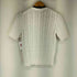 ポロラルフローレン POLO RALPH LAUREN スモールポニー刺繍 S/S ケーブルコットンニットカーディガン レディース import:XS