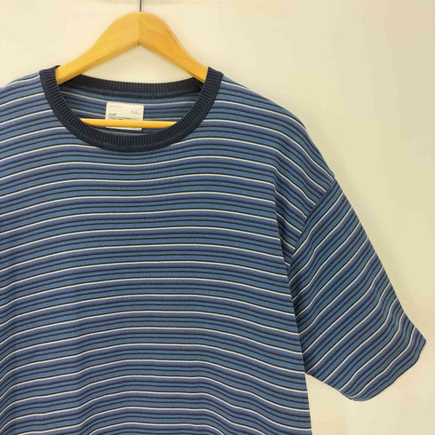scair スケアー 23SS MULTI BORDER KNIT T-SHIRTS マルチボーダー ニット S/S Tシャツ メンズ 2
