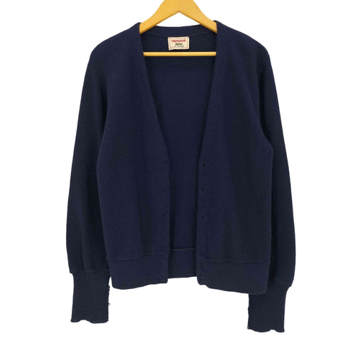 キャンパス CAMPUS Le TIGER 80s USA製 アクリル Vネックカーディガン リブ長 メンズ import:S