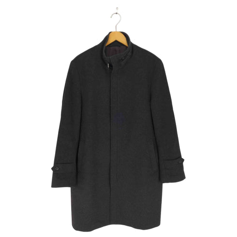 LANIFICIO DEL CASENTINO cashmere カシミヤ混スタンドカラージップコート メンズ L