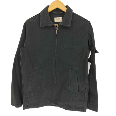 ヌーディージーンズ Nudie Jeans ロゴ刺繍 ワッペン ジップアップ ワーク ジャケット ブルゾン メンズ import:XS