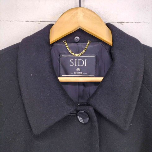 SIDI FEMME pure cashmere カシミヤ100ステンカラーコート レディース FREE