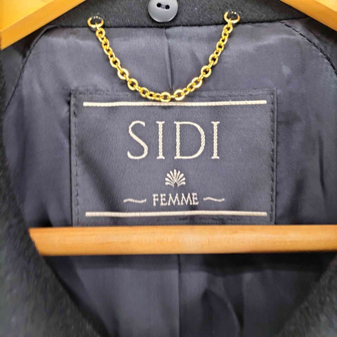 SIDI FEMME pure cashmere カシミヤ100ステンカラーコート レディース FREE