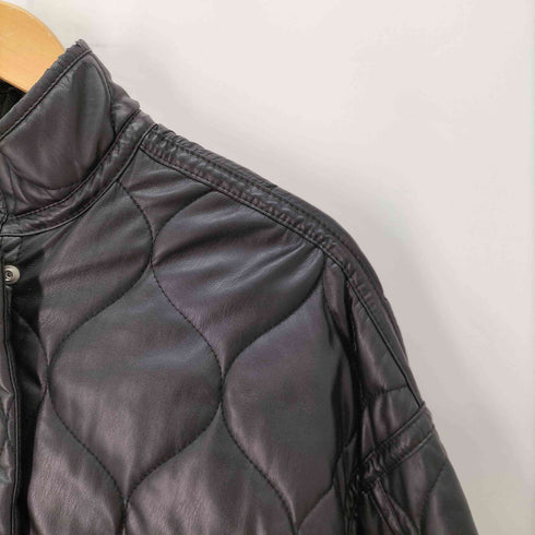 ザラ ZARA フェイクレザー キルティングジャケット レディース import:S