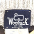 ウールリッチ WOOLRICH 80s USA製 織柄 ボーダー コットンナイロン ニット メンズ import:L