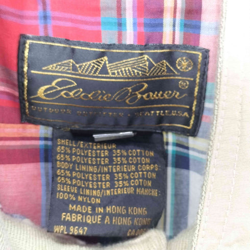 エディーバウアー Eddie Bauer 80-90s G-9型 マドラスチェックライナー ハリントンジャケット メンズ import:L