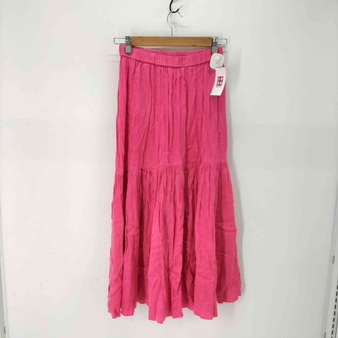 アダムエロペ Adam et Rope ラウンド切替ティアードスカート レディース FREE