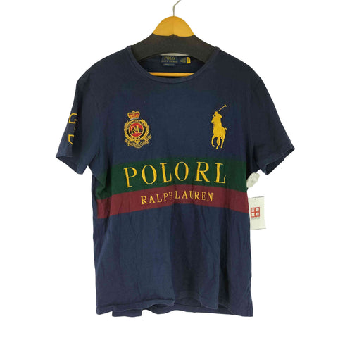 ポロラルフローレン POLO RALPH LAUREN ビックポニー刺繍 ナンバリング S/S Tシャツ メンズ import:XL