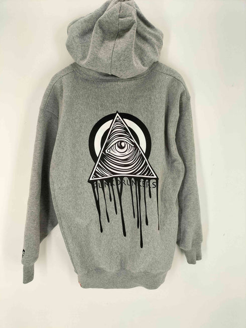 パンクドランカーズ PUNK DRUNKERS トライアングル刺繍パーカ メンズ JPN:XL