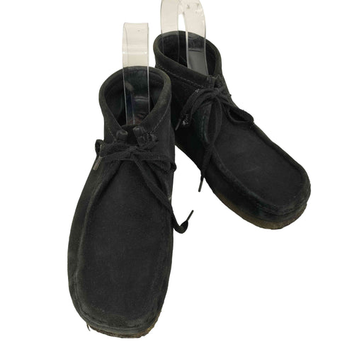 クラークスオリジナルズ Clarks ORIGINALS ワラビーブーツ ブラック スエード メンズ JPN:26