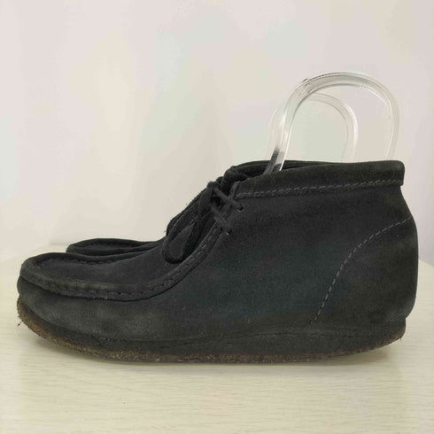 クラークスオリジナルズ Clarks ORIGINALS ワラビーブーツ ブラック スエード メンズ JPN:26