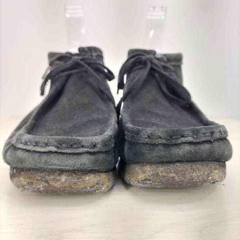 クラークスオリジナルズ Clarks ORIGINALS ワラビーブーツ ブラック スエード メンズ JPN:26