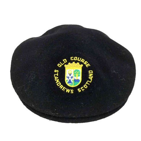 カンゴール KANGOL 90s UK製 スコットランド刺繍 ウール ハンチング ベレー帽 メンズ