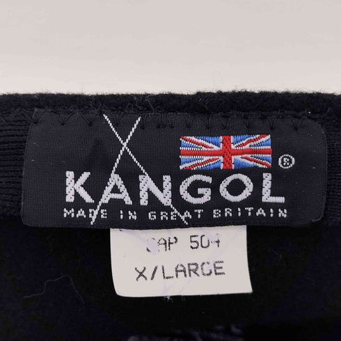 カンゴール KANGOL 90s UK製 スコットランド刺繍 ウール ハンチング ベレー帽 メンズ