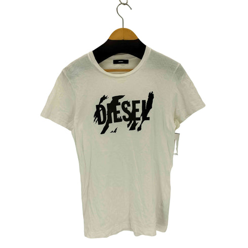 ディーゼル DIESEL ロゴプリントクルーネックTシャツ メンズ