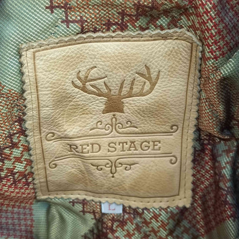 RED STAGE A-2型 本革 鹿革 レザージャケット メンズ L