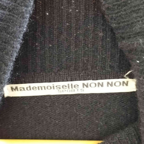 マドモアゼルノンノン mademoiselle NON NON ウールハイネックニット メンズ