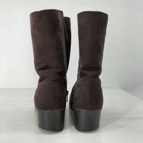 TOP DRY GORE-TEX サイドジップ スクエアスウェードブーツ レディース JPN:22.5