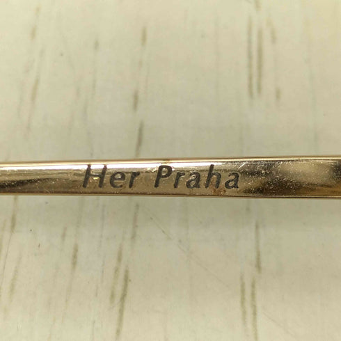 Her Praha ウェリントン型 ブリッジ眼鏡 レディース