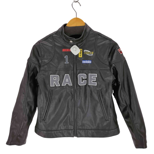 エイチアンドエム H&M エコレザーライダースジャケット レディース import:XS