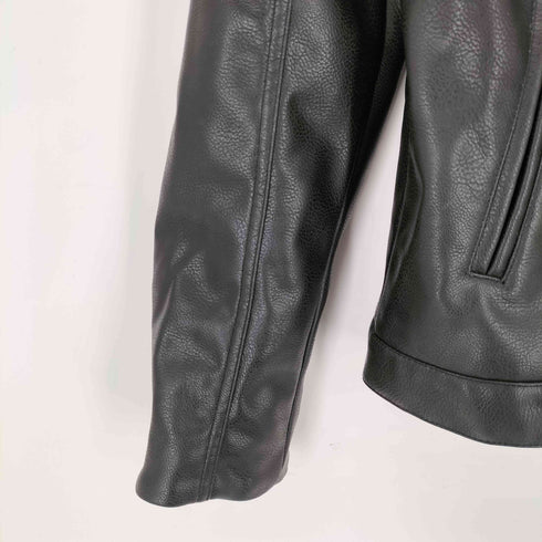 エイチアンドエム H&M エコレザーライダースジャケット レディース import:XS