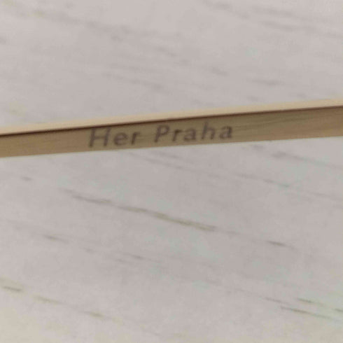 Her Praha ウェリントン型 ブリッジ眼鏡 レディース