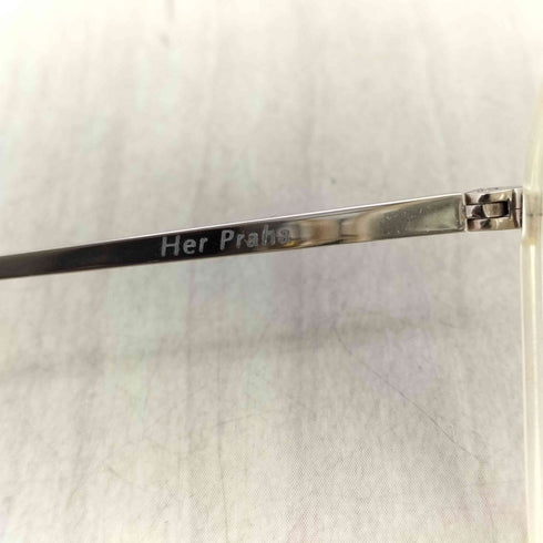 Her Praha ウェリントン型 ブリッジ眼鏡 レディース