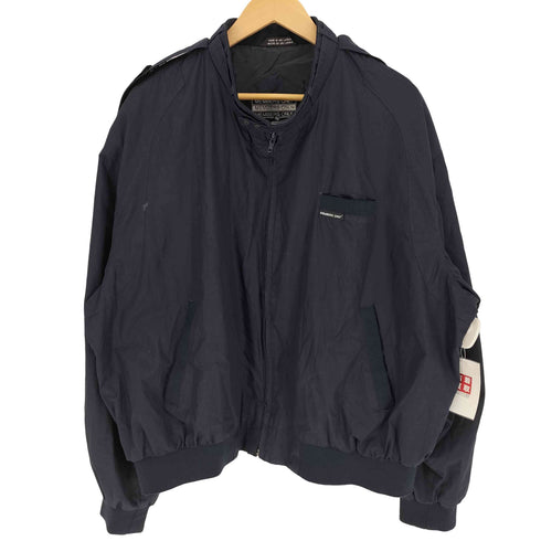 メンバーズオンリー MEMBERS ONLY 90S DULONジップ 65/35 ポリコットン ギミック スイングトップ ブルゾン レーサージャケット メンズ import:XXL