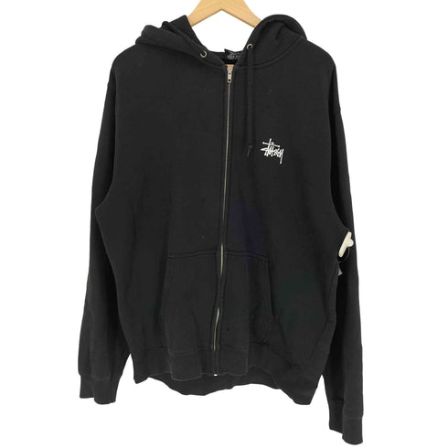 ステューシー Stussy 19SS BASIC STUSSY ZIP HOOD ベーシック ステューシー ジップ フード フーディー パーカー メンズ import:XL