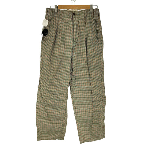 ナイジェルケーボン NIGEL CABOURN 旧タグ 2タックチェックパンツ メンズ 3