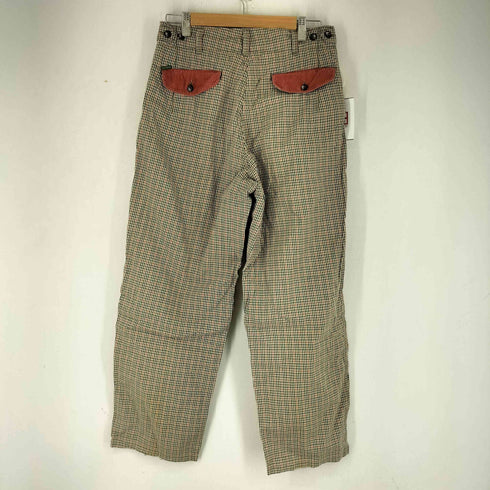 ナイジェルケーボン NIGEL CABOURN 旧タグ 2タックチェックパンツ メンズ 3
