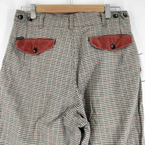 ナイジェルケーボン NIGEL CABOURN 旧タグ 2タックチェックパンツ メンズ 3