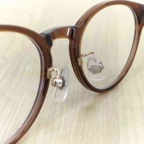 ヴィクターアンドロルフ VIKTOR&ROLF ボストン型 クリアフレーム眼鏡 レディース 47□20 140
