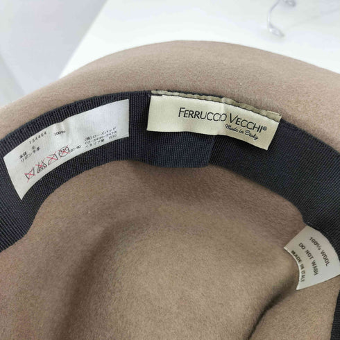 フェリシオベッキ FERRUCCIO VECCHI ウール中折れハット メンズ