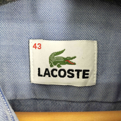 ラコステ LACOSTE ロゴ刺繍 BD L/S シャツ メンズ