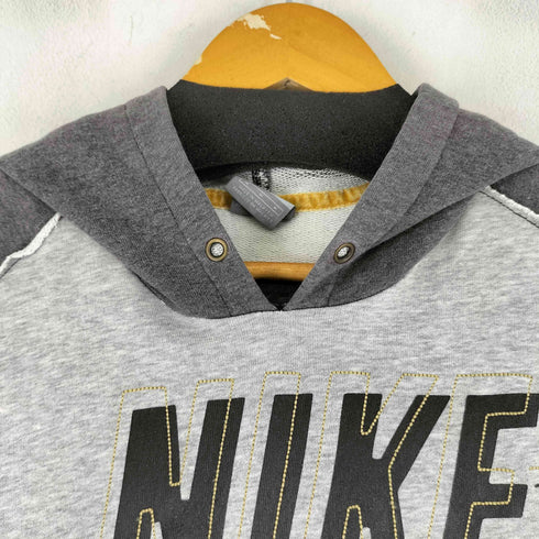 ナイキ NIKE 00S フロントプリント ラグランスリーブ パーカー メンズ import:M