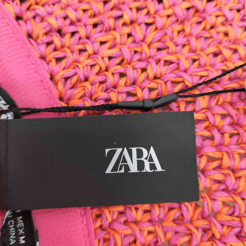 ザラ ZARA クロシェバケットハット レディース M