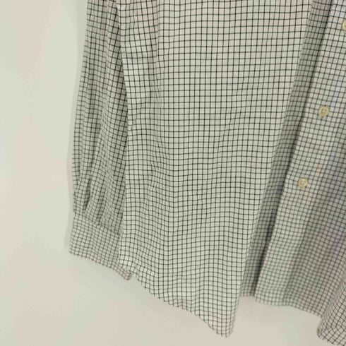 ラルフローレン RALPH LAUREN 90S 香港製 CLASSIC FIT ポニー刺繍 チェック ボタンダウン L/S シャツ メンズ import:M