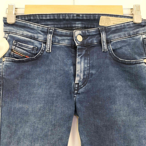 ディーゼル DIESEL SLANDY LOW ZIP 裾ジップ スキニー デニム レディース W26