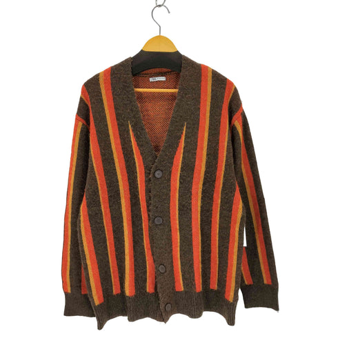 ザラ ZARA アクリルストライプカーディガン メンズ import:L